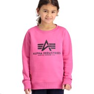 Alpha Industries Kinder Basic Sweater magenta