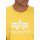 Alpha Industries Herren Sweater Basic Logo solar yellow