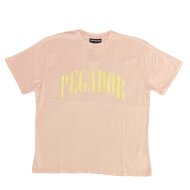 Pegador Damen T-Shirt Miami Oversized washed flamingo sorbet