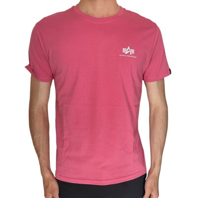 Alpha Industries Herren T-Shirt Backprint coral red, 29,90 €