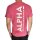 Alpha Industries Herren T-Shirt Backprint coral red