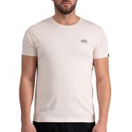 Alpha Industries Herren T-Shirt Backprint jet stream white