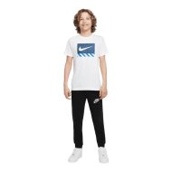 Nike Kinder T-Shirt Swoosh Sportswear Core Brandmark 2 white