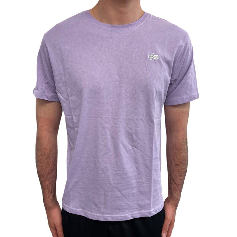 Alpha Industries Unisex EMB T-Shirt pale violet