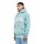 Pegador Herren Hoodie Cali Oversized washed turquoise white