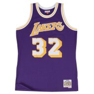 Mitchell &amp; Ness HWC Swingman Jersey Los Angeles Lakers Road 1984-85 Magic Johnson purple
