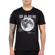 Alpha Industries Herren T-Shirt Dark Side black/reflective