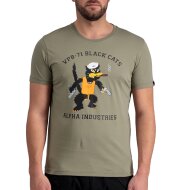 Alpha Industries Herren T-Shirt PB Squadron olive