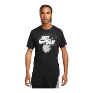 Nike Herren T-Shirt Nike Dri-Fit Just Do It Basketball white