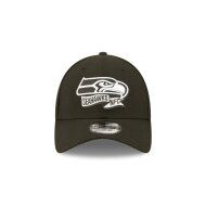 New Era 39THIRTY Stretch-Fit Cap NFL22 Sideline Seattle Seahawk black