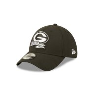 New Era 39THIRTY Stretch-Fit Cap NFL22 Sideline Green Bay Packers black