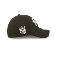 New Era 39THIRTY Stretch-Fit Cap NFL22 Sideline Green Bay Packers black