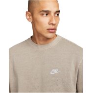 Nike Herren Sweater Sportswear Club Fleece+ Revival olive grey