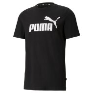 PUMA Herren T-Shirt ESS Logo puma black