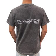 On Vacation Unisex T-Shirt Central Carrier washed black