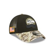New Era 9FORTY Cap NFL22 Salute To Service Camo Seattle...