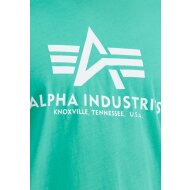 Alpha Industries Herren T-Shirt Basic Logo atomic green