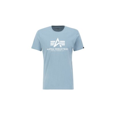 Alpha Industries Herren T-Shirt Basic Logo greyblue