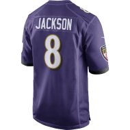 Nike Home Game Jersey Baltimore Ravens Lamar Jackson 8 lila