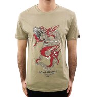 Alpha Industries Herren T-Shirt Heritage Dragon vintage sand