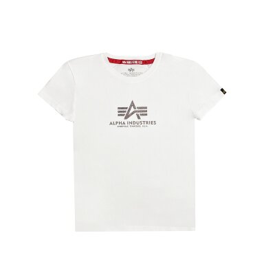 Alpha Industries Damen New Basic T-Shirt G Wmn white
