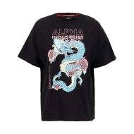 Alpha Industries Damen T-Shirt Heritage Dragon OS T Wmn...