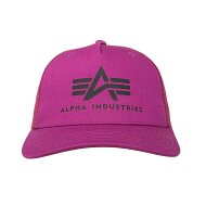 Alpha Industries Basic Trucker Cap dark magenta