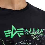 Alpha Industries Herren T-Shirt Lightning AOP...