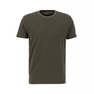 Alpha Industries Herren T-Shirt USN Blood Chit 2 dark olive