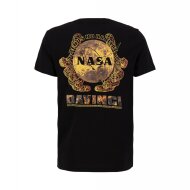 Alpha Industries Herren T-Shirt NASA Davinci black