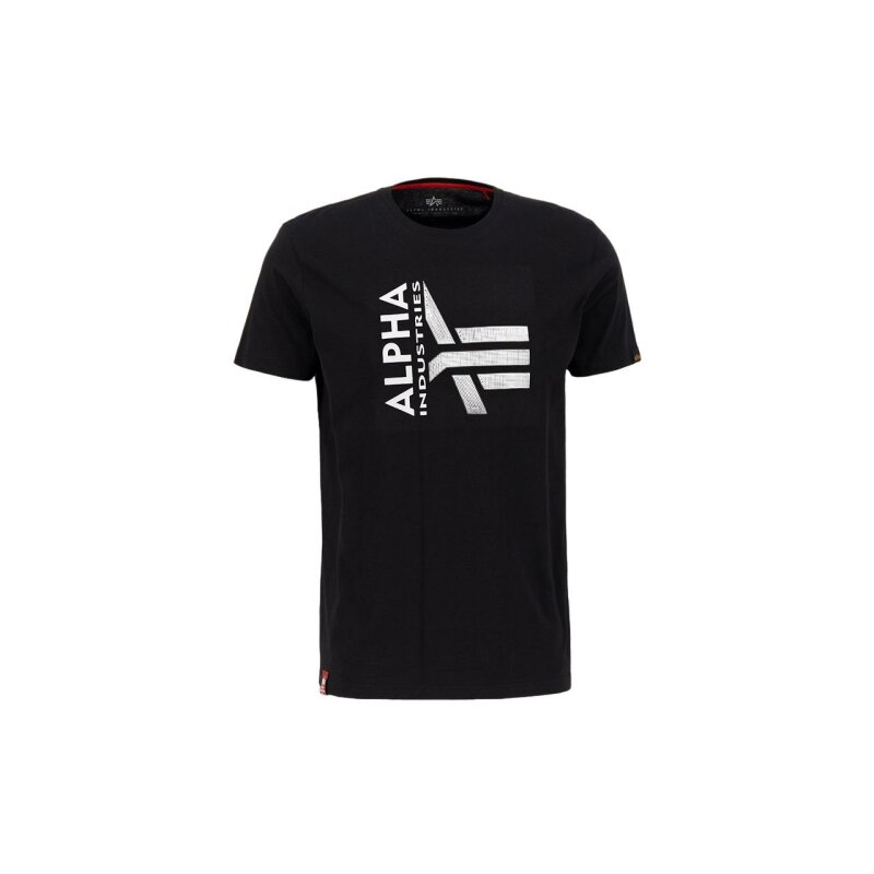 Alpha Industries black, Logo T-Shirt Rubber Herren € 39,90