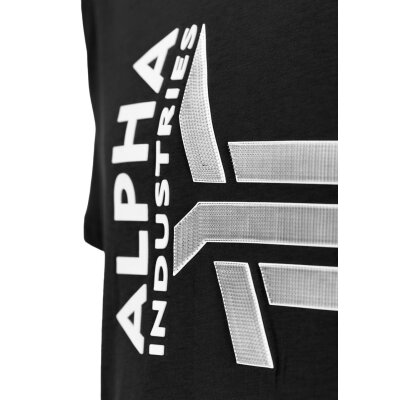 Alpha Industries Herren T-Shirt Logo black, Rubber € 39,90