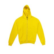 Pegador Herren Sweat Jacket Logo Gum Oversized vintage washed solar yellow