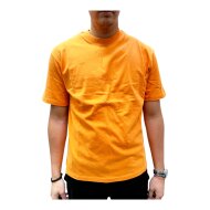 Pegador Herren T-Shirt Colne Logo Oversized vintage washed sunrise orange gum