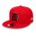 New Era 9FIFTY Snapback Cap Chicago Bulls Diamond Patch red