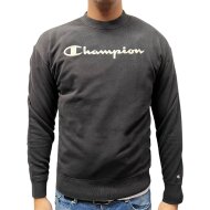Champion Herren Sweater French Terry Logo washed black