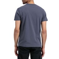 Alpha Industries Herren T-Shirt Label Pocket grey black