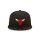 New Era 9FIFTY Snapback Cap Team Side Patch Chicago Bulls black