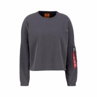 Alpha Industries Damen Sweater X-Fit Label OS Wmn vintage...