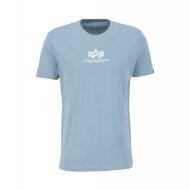 Alpha Industries Herren Basic T-Shirt ML greyblue