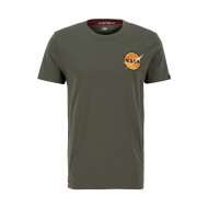 Alpha Industries Herren T-Shirt NASA Davinci dark olive