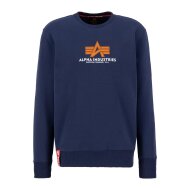 Alpha Industries Herren Sweater Basic Rubber ultra navy