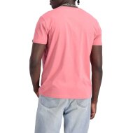 Alpha Industries Herren T-Shirt Basic Small Logo coral red