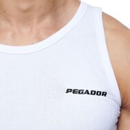 Pegador Herren Undershirt Logo Rib white