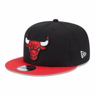 New Era 9FIFTY Snapback Cap Contrast Side Patch Chicago Bulls black