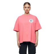 Pegador Damen T-Shirt Stia Heavy Oversized vintage washed strawberry