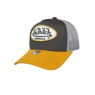 Von Dutch Originals Trucker Cap Boston grey/yellow