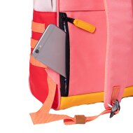 Cabaia Backpack Old School Medium Pachuca pink/yellow
