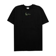 Karl Kani Herren T-Shirt Small Signature Print black/green