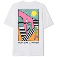 On Vacation Unisex T-Shirt Another day in Paradise white
